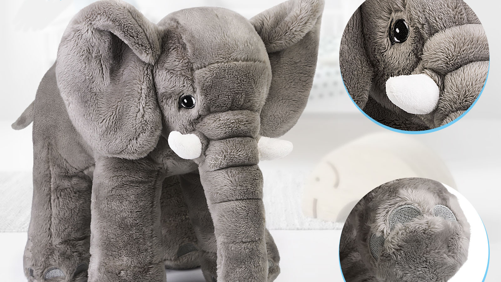 OEM factory wholesale custom stuffed elephant toy promotional items