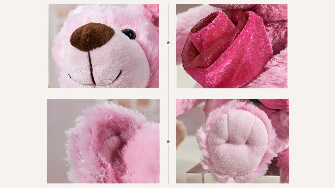 los mejores regalos promocionales del día de San Valentín oso de peluche creativo para niñas