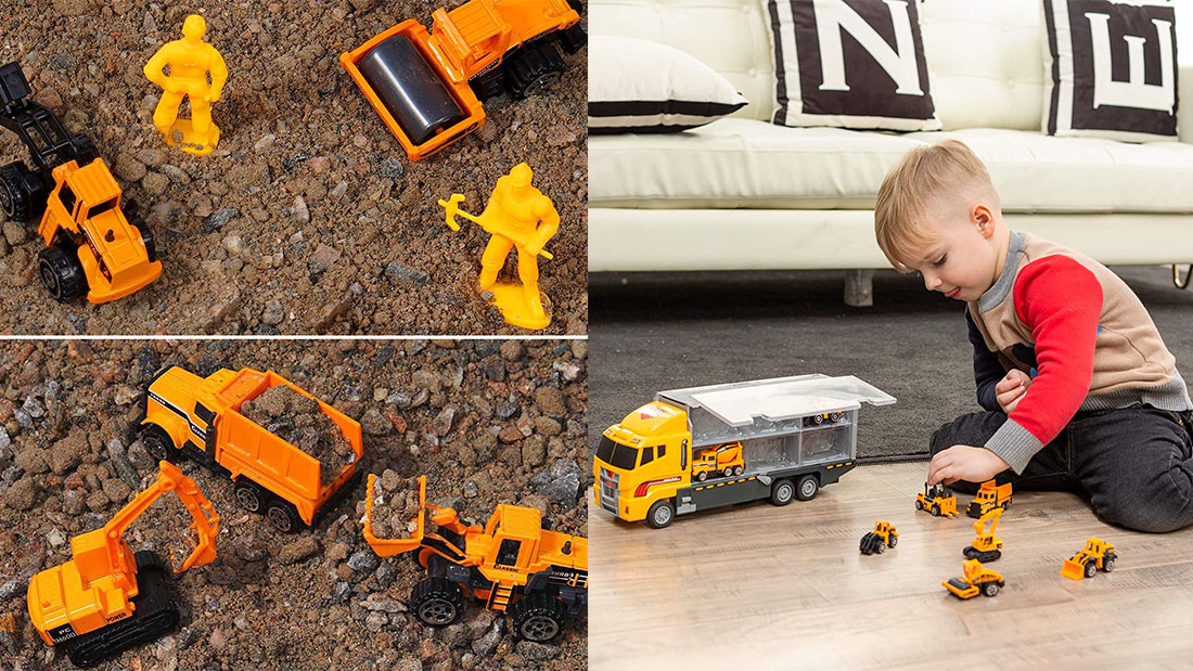 excavator toy truck educational toys for 4 to 5 year olds boys girls