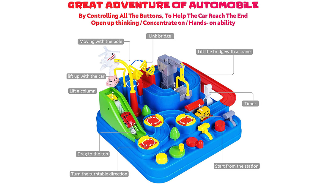 how to play race track cars track toys intelligence educational