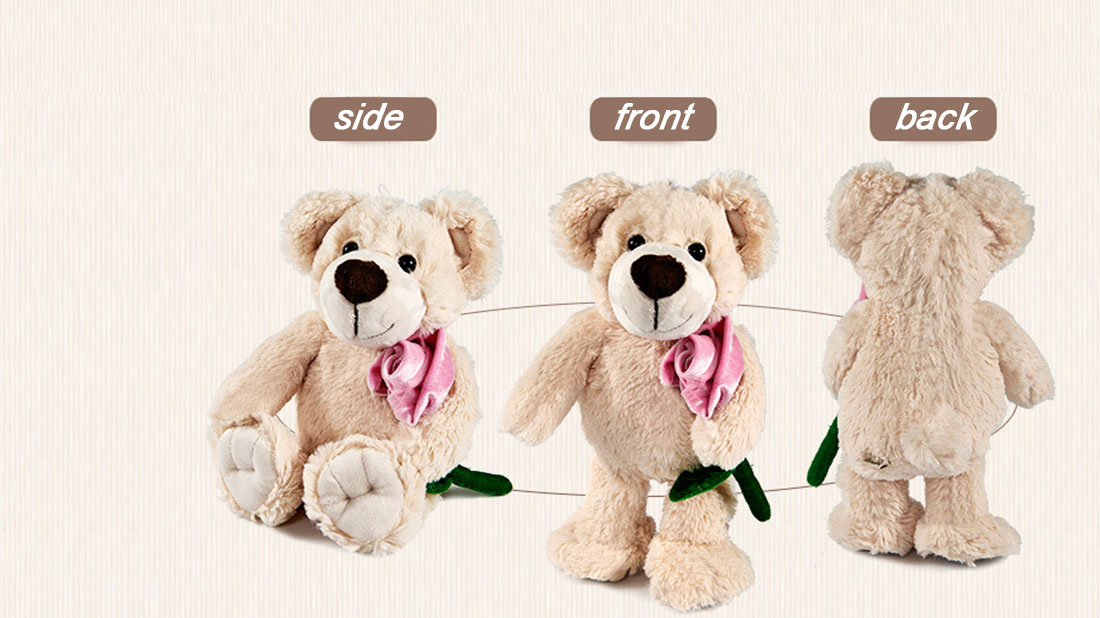 precio bajo promoción de precio de producto proveedor de oso de peluche rosa personalizado