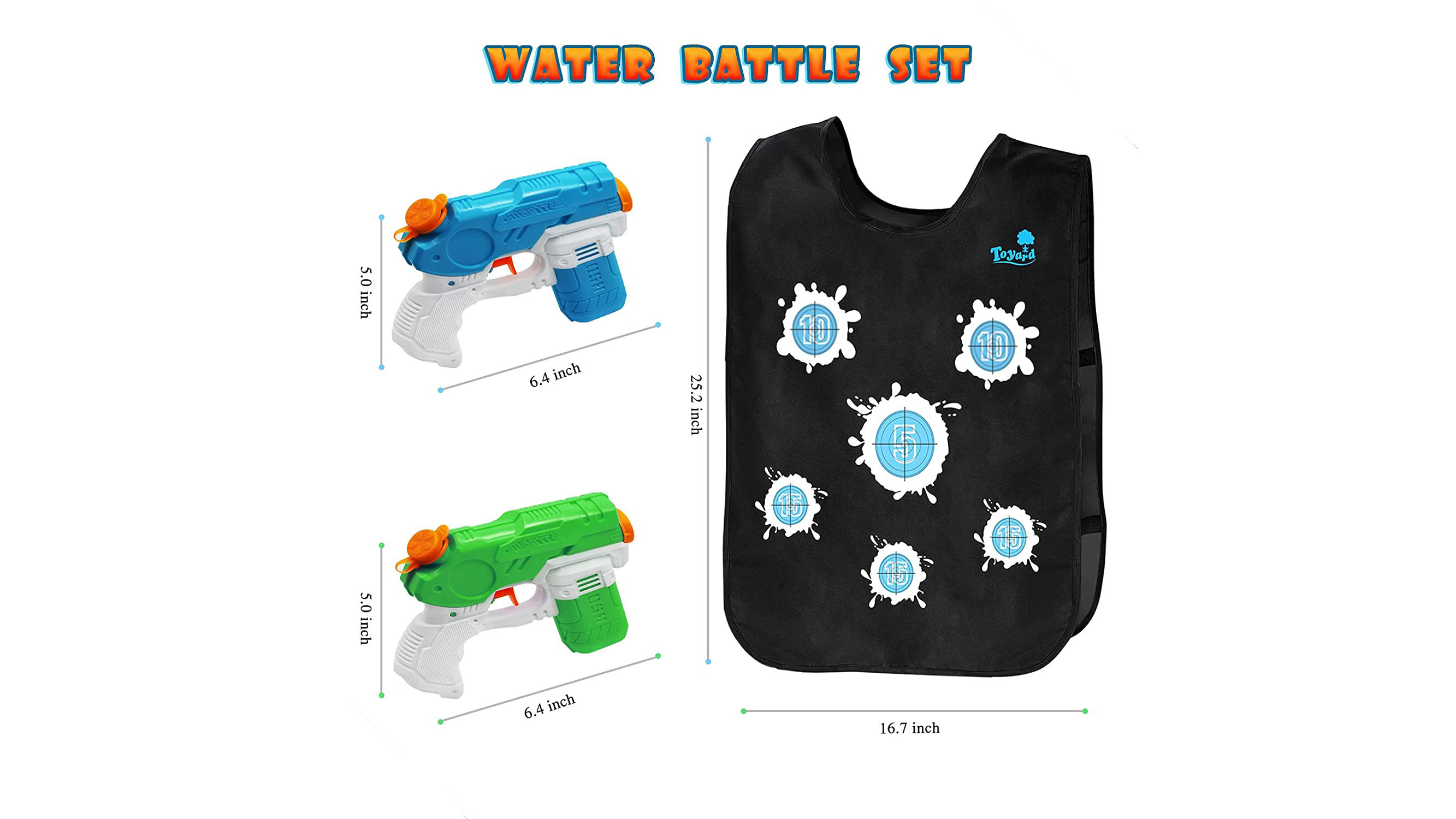 water toys guns and kid vest cheap pool toys as Christmas gift for kids
