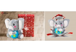 What is characteristics of cute elephant soft toy appeasing gift