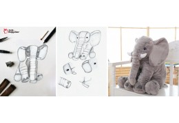 The Art of Manufacturing big elephant plush toys