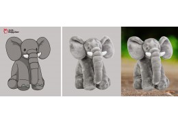 why gift supplier make personalized custom stuffed animals soft toy elephants