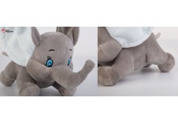 What is the step of make elephant stuffed animal